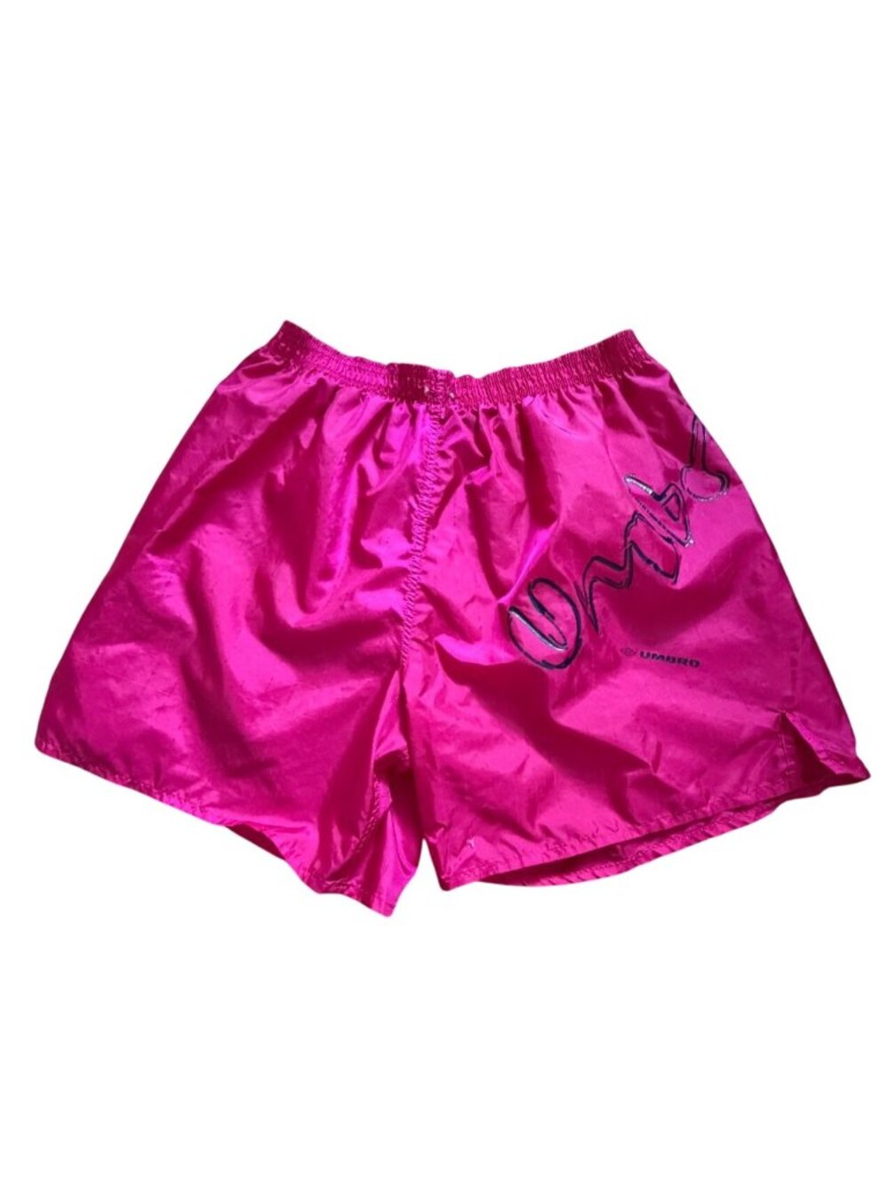 Vintage Umbro  Neon Purple Nylon Shorts-L-GUC